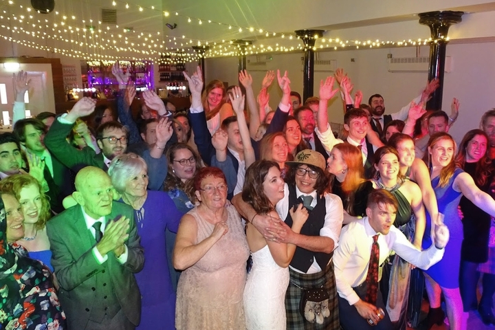 Image of a garden party.